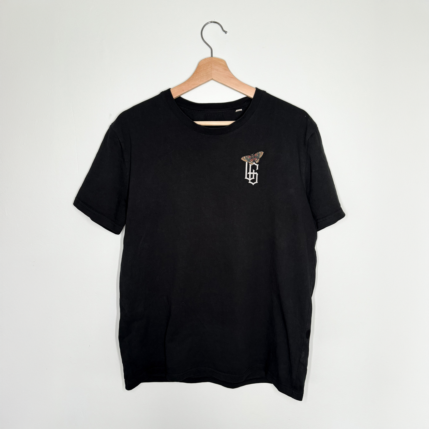 Moth  - Black T-Shirt