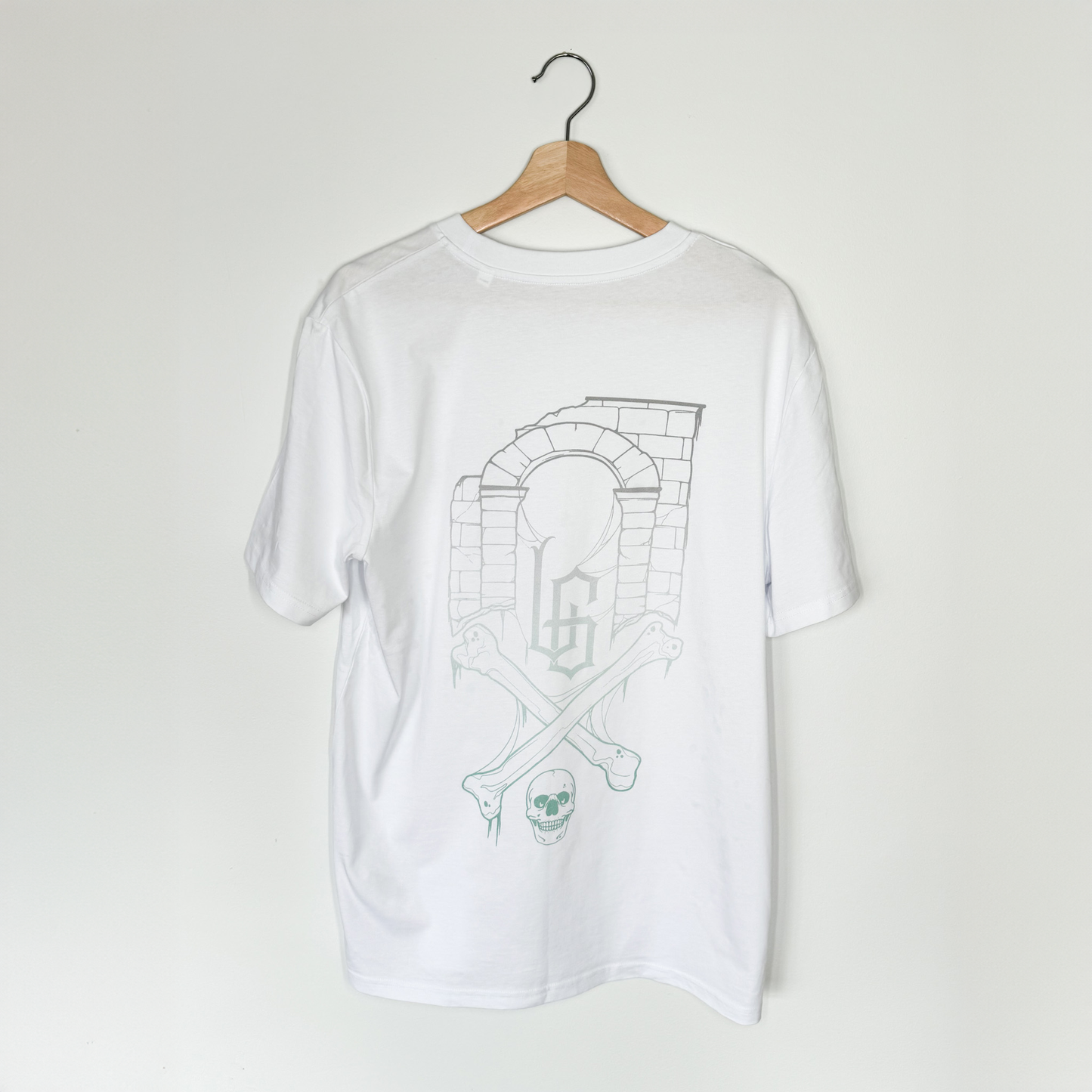 Crossbones - White T-Shirt